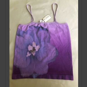 Express Undergarment Purple Tank Top